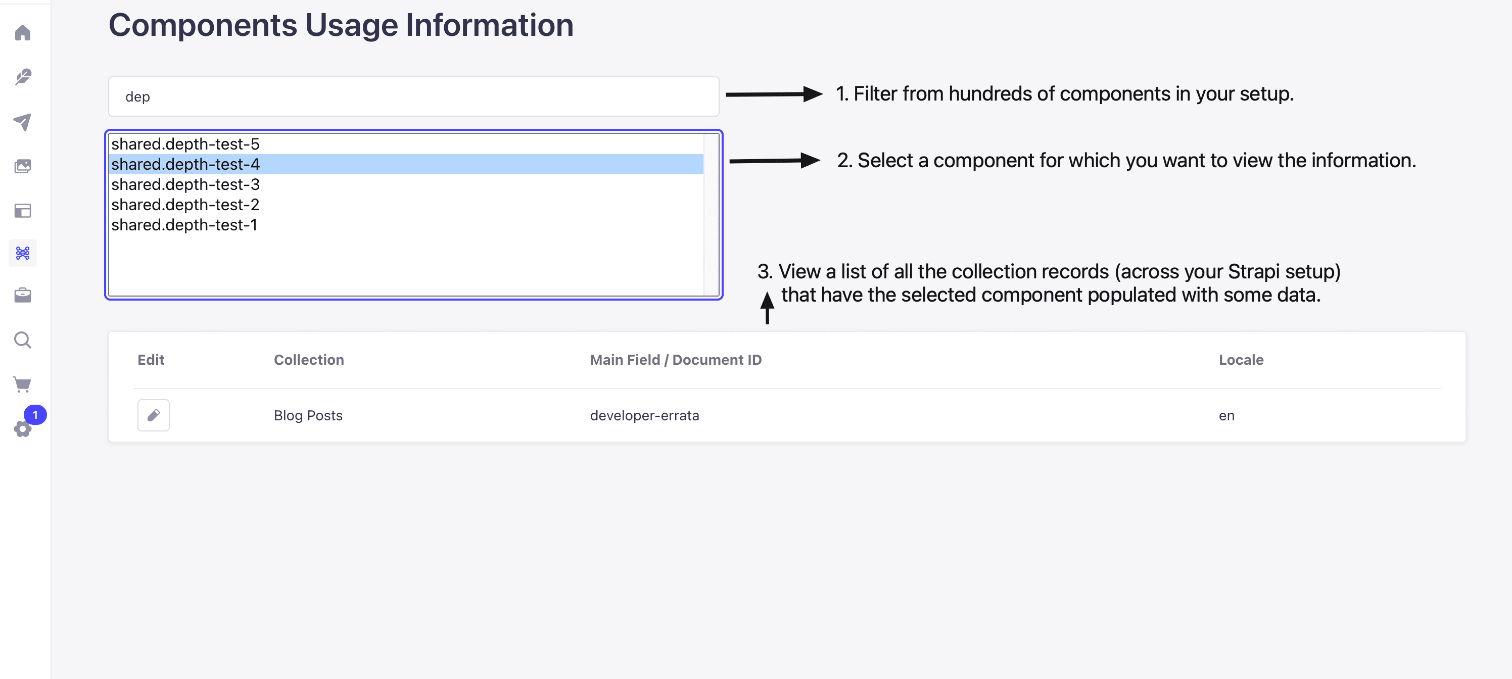 thumbnail for Components Usage Info
